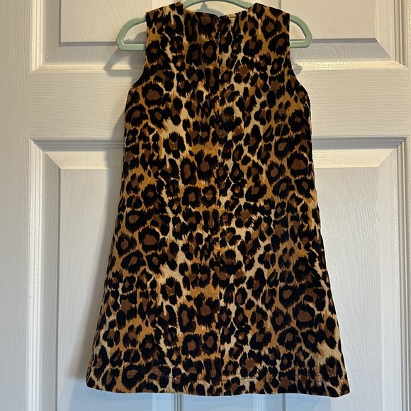 Baby Gap Velvet Animal Print Dress 4T - Picture 2 of 2